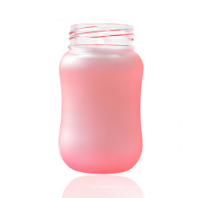 Оранжевый оптовый стеклянный силиконовый чехол для кормления грудью розового цвета для новорожденных